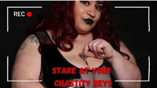 Stare At Your Chastity Keys