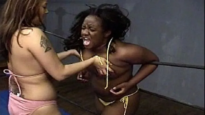 Black Bitch Renee vs Asian Kim I am Going To Beat Your Black Ass Part 02