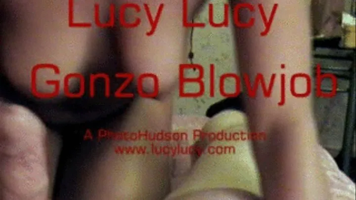 Lucy Lucy gonzo blowjob