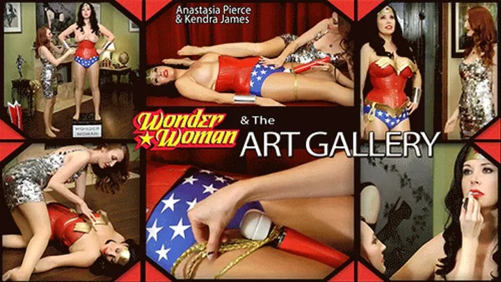 Wonder Woman & the Art Gallery-The Trophy