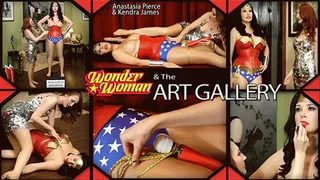 Wonder Woman & the Art Gallery-The Trophy