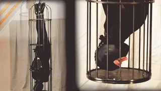 Extreme Bondage Clip 3- Cocooned and Caged Upside down with Anastasia Pierce for House of Gord
