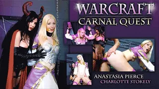 WARCRAFT Jaina vs the Succubus, lesbian cosplay with Charlotte Stokely and Anastasia Pierce