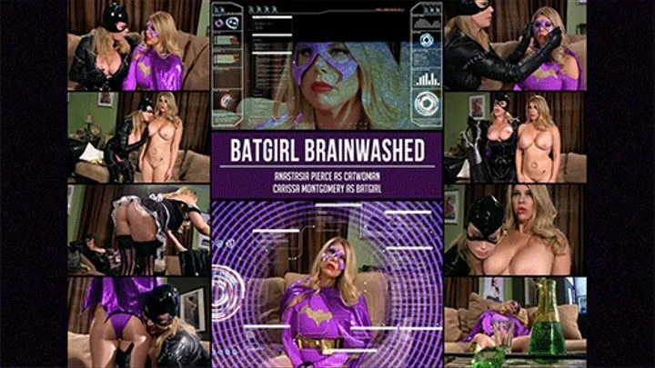 Super Heroine Batgirl Brainwashed, Lesbian Cosplay with Carissa Montgomery and Anastasia Pierce