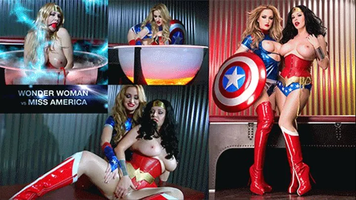 Wonder Woman vs Miss America- Neutralizing the Clone with Anastasia Pierce & Angela Sommers