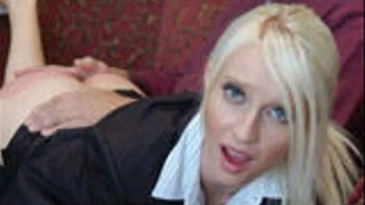 “I guess I need to be punished...” blonde beauty Adrienne Black admits her guilt