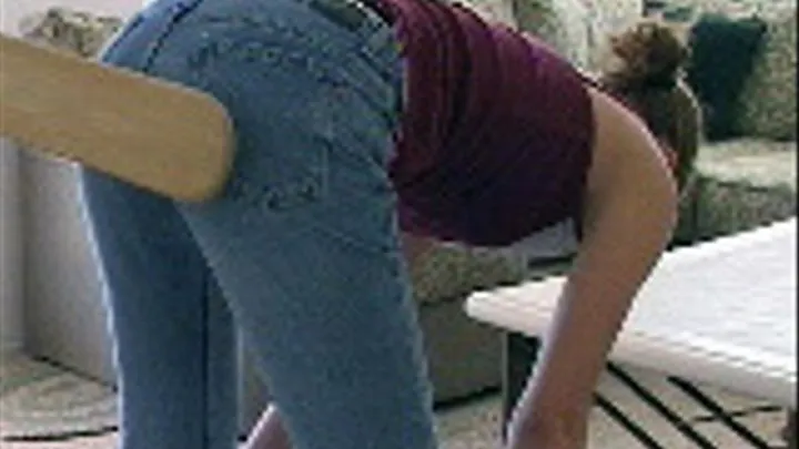 Amy Denison gets the board on jeans