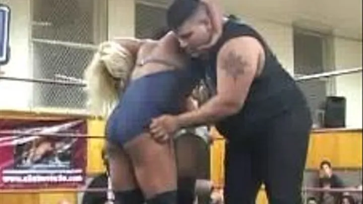 Mixed Tag Wrestling Battle - Bison Bravado and Amber O'Neal vs. Balls Mahoney and Jazz