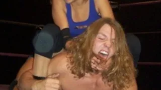 Woman Beater 1 - AJ Sparx vs. Jon (Mixed Pro Wrestling) - Part 2