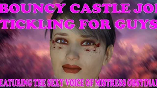 Bouncy Castle of Tickling Fun JOI Audio for Guys Mistress Obsydian Vocals