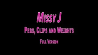 Missy J - Pegs, Clips and Weights - Full Version