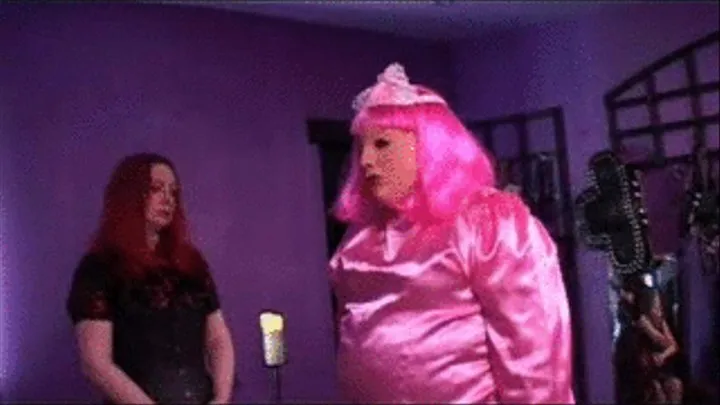 Mistress Angel - Mistresses And Sissy Pink Maid - Part 3