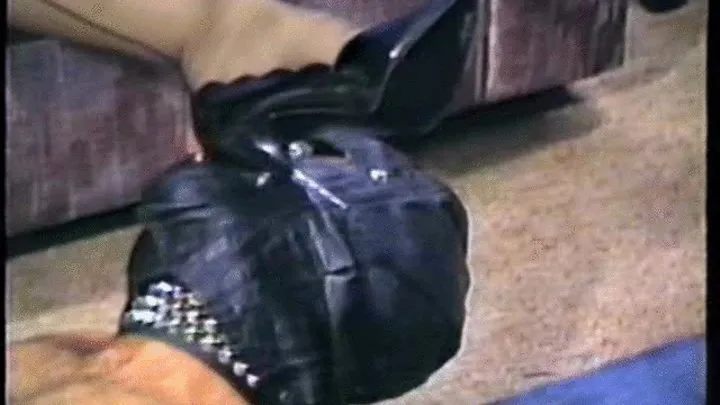 Spiked Heel Ball busted Crossdresser Husband