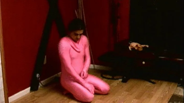 Bound in a Pink Cat suit