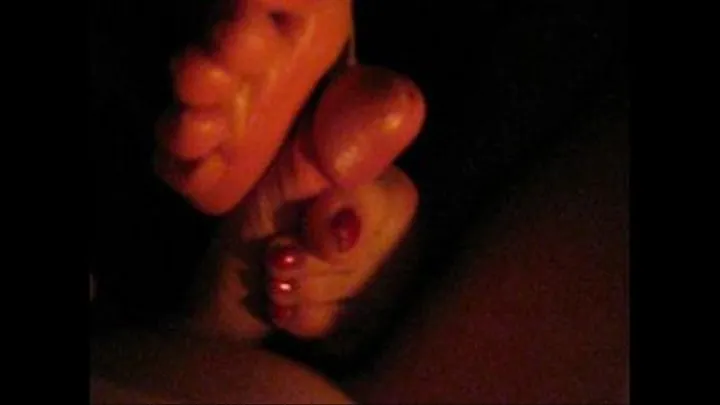 Candlelight Footjob