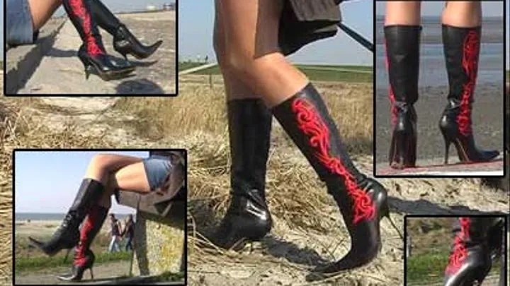 Boots on the beach-Entire version.