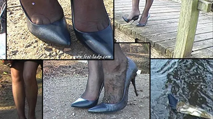 New pair of low cut high heels