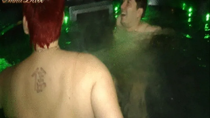 PARTY - Fat load in the hot tub