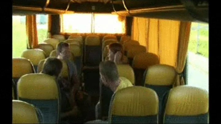 Gangbang in the bus ...