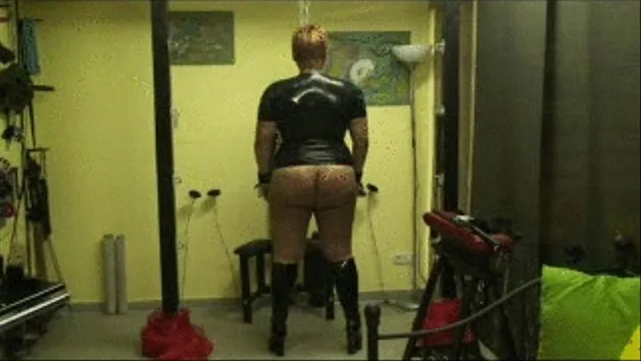 Arse spanking...