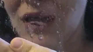 3 Super WET Sneezes Sprayed on Glass