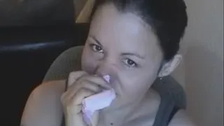 Using A Ton Of Tissue To Blow Nose