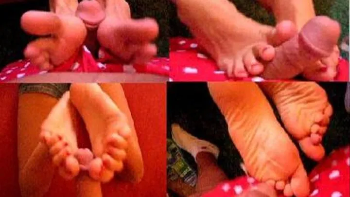 Amber's first footjob