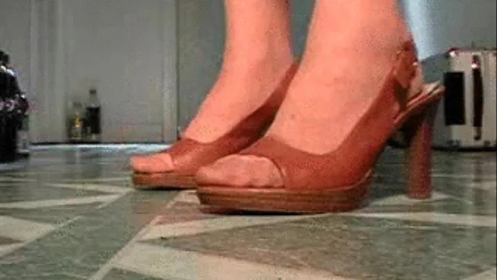 BROWN SLINGBACKS JUNE 2010