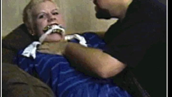 Feisty Blonde Gets Gagged