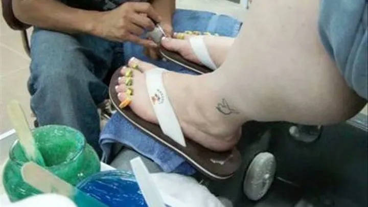 Toenail painting