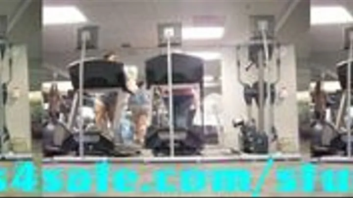 Veronica and Destiny on the treadmill