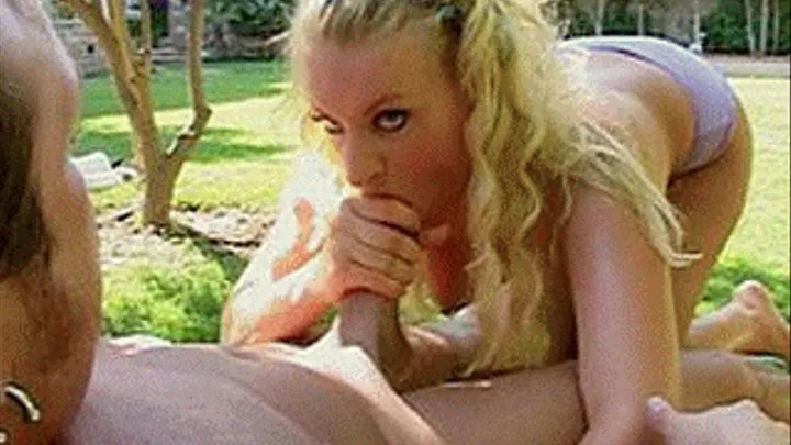 Innocent blonde until she gets your pants off and then its all Slut - low