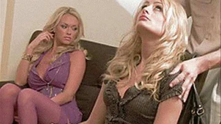 Blonde girls are scared of their casting interview but end up having a lot of sex & fun - low