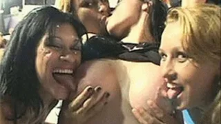 South american beauties go bisexual eating pussy and dicks at a swingers party - part 2