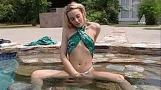 Tiny perky tits blonde is so slender that you can see hung cock pierce her - high