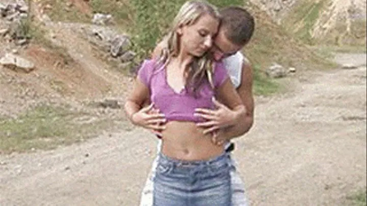 Young cutie brought into the woods for a "picnic" that leads to hardcore sex - part 2