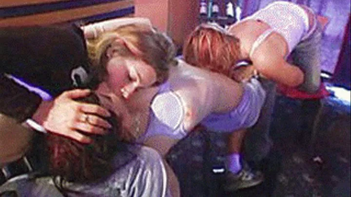 Weekend night club becomes a private sexhouse after-hours for beautiful people - low