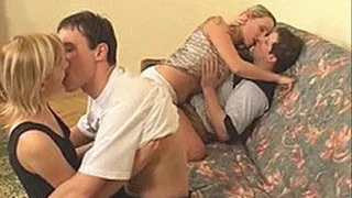 Young Jailbail fucking at a party taking on massive amounts of cum - part 2