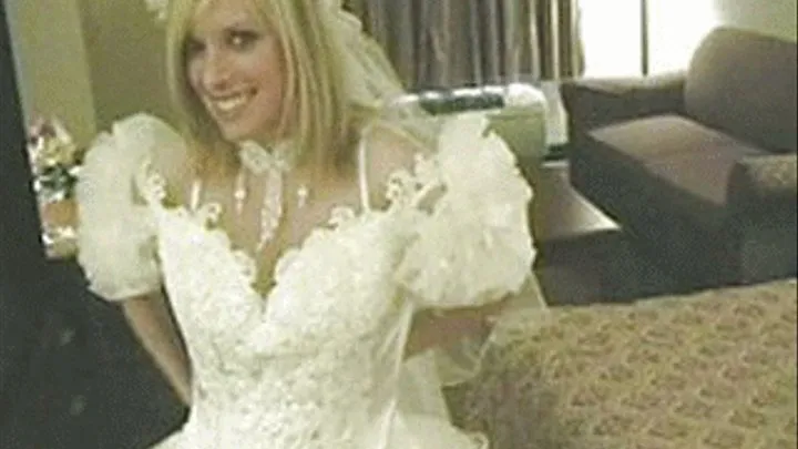 Bride exposed as a cock whore on her big-day ritual - part 2