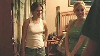 Amateur ladies get turned on for each other by beta male - part 2