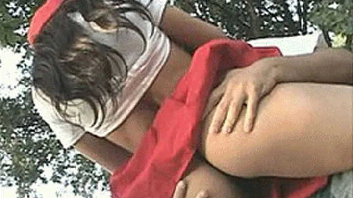 Horny couple fucking on the way home at a public park - part 2