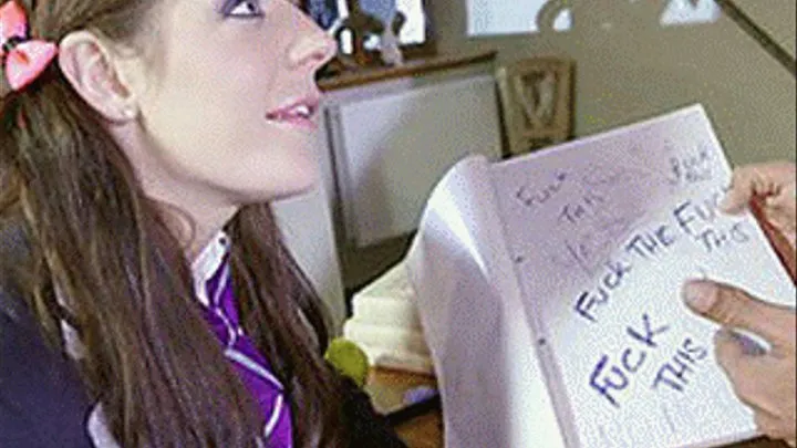 Naughty trash talking schoolgirl is Hate-Fucked by teacher and loves every second - high