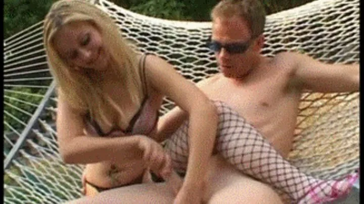 part 21Sexy handjob on a hammock