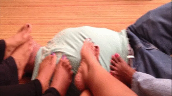 Ebony Goddesses Foot Party