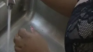 Soapy Ebony Hand Fetish