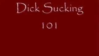 Dick Sucking 101