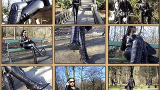 The Leather Lady In Public Place - Part 2