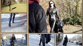 The Leather Lady In Public Place - Part 3