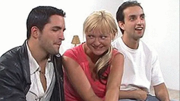 Young men find the perfect MILF for sharing a kinky fuck - low