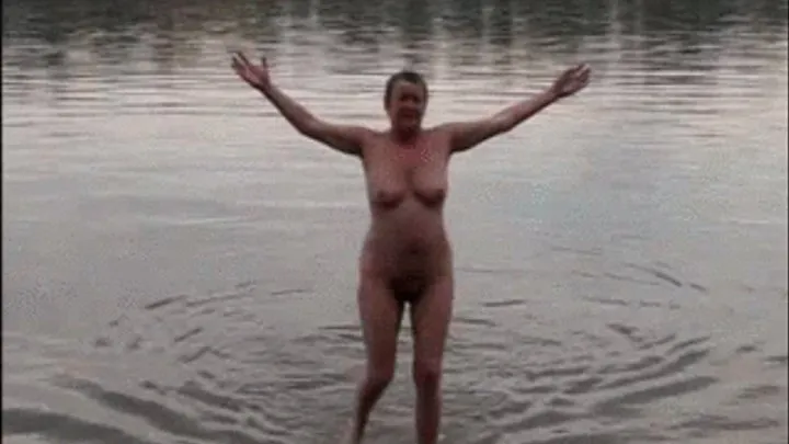 Naturalist enjoys skinny dip & fuck at the lake - high